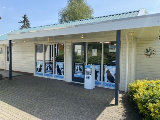 Buitenaanzicht salon