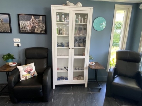 Zitjes voor wachtende klanten