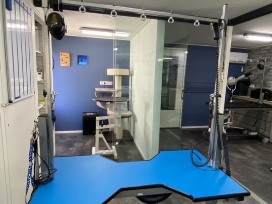 De knipruimte en kattentrimruimte